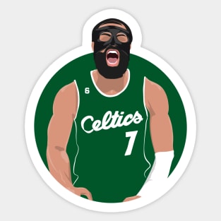 Jaylen and the mask Sticker